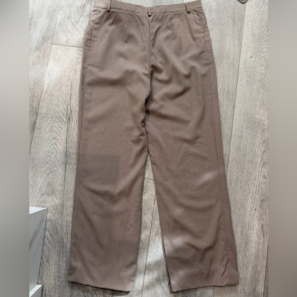 Vintage Escada Tan Women's Trousers size 42 - Picture 4 of 7